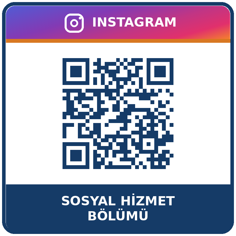 Sosyal Hizmet Bölümü Instagram Hesabı